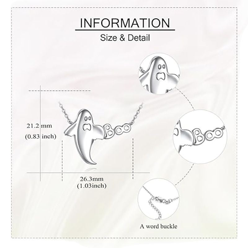 Wholesale  Cartoon Creative Personality Halloween Ghost Fun Necklace