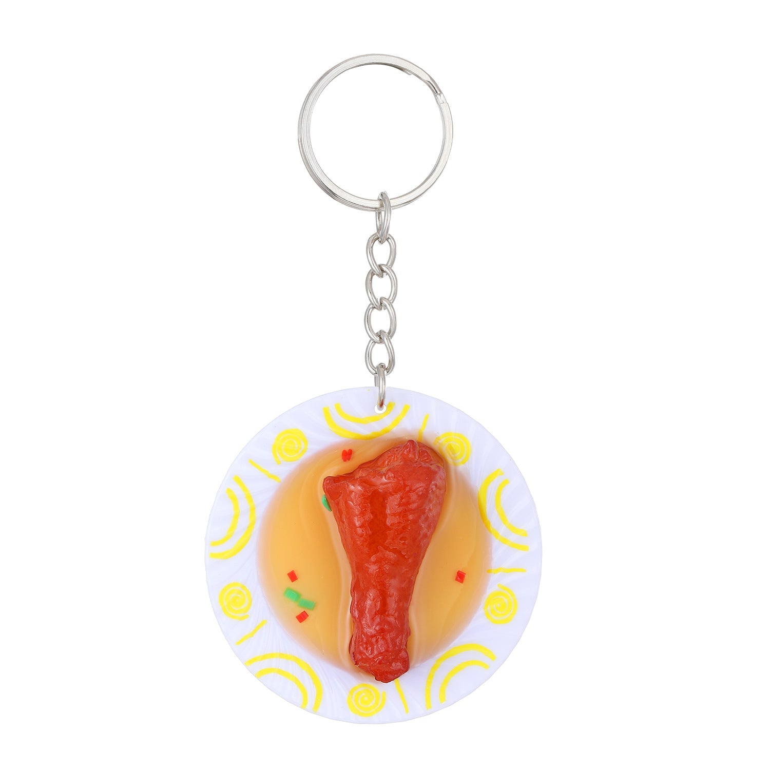 Wholesale Funny Donut Earrings Set For Women White Plastic Resin Party Gift Boutique Resale