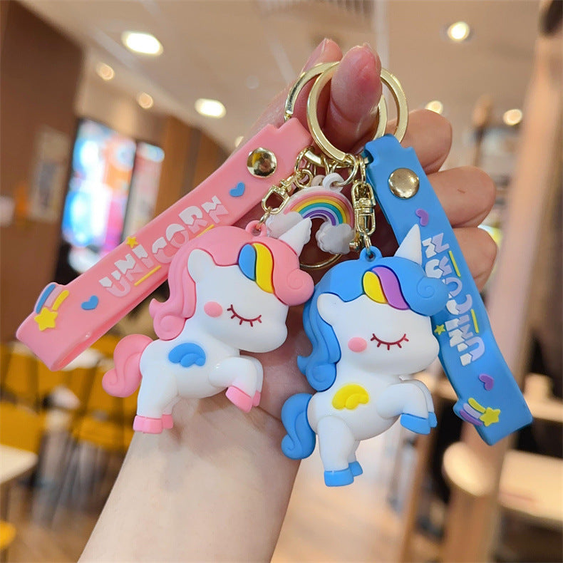 Wholesale Cartoon PVC Soft Glue Cute Keychain ACCVIP-KC-YueWei006