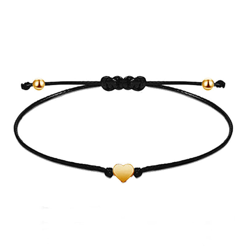 Wholesale Love Bracelet Couple Hand-woven Adjustable Red Rope Bracelet