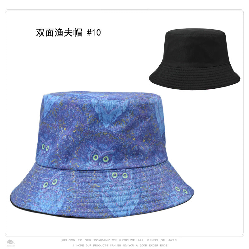 Wholesale Vintage Printed Polyster Bucket Hat ACC-HT-XuP009