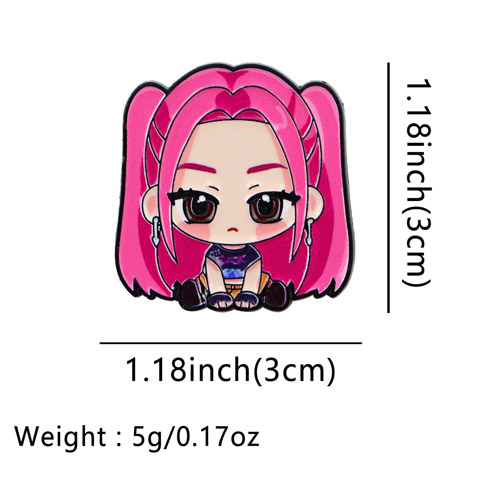 Wholesale Alloy KPOP anime character brooch badge