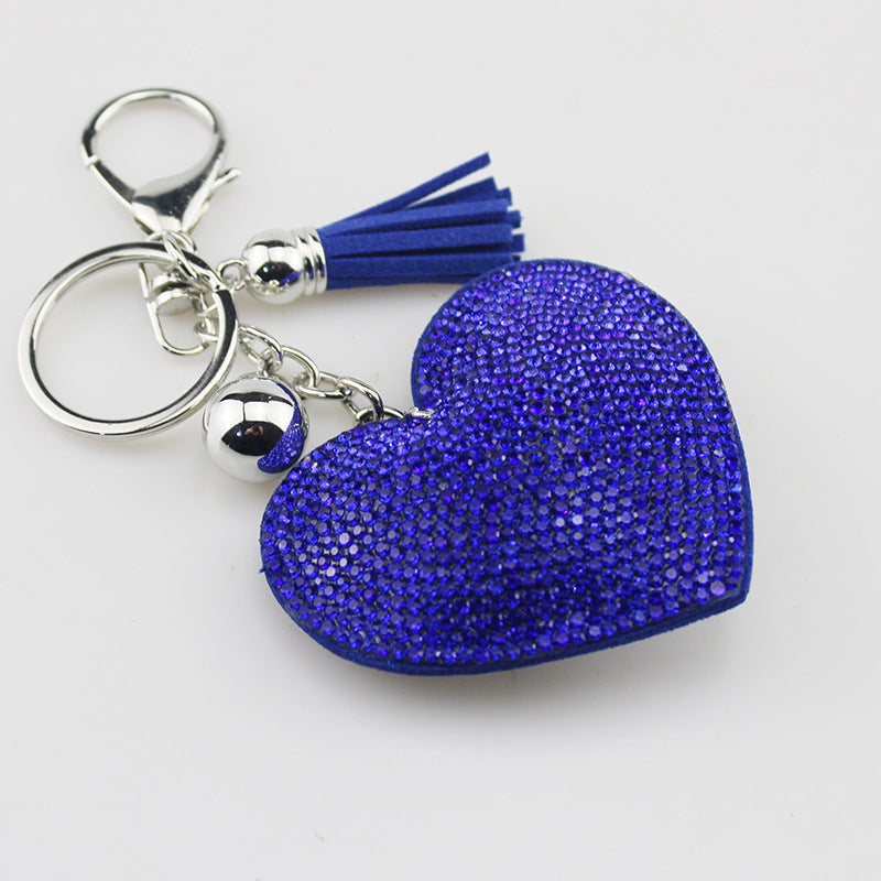 Wholesale Rhinestone Colorful Heart Keychain ACC-KC-TMS005