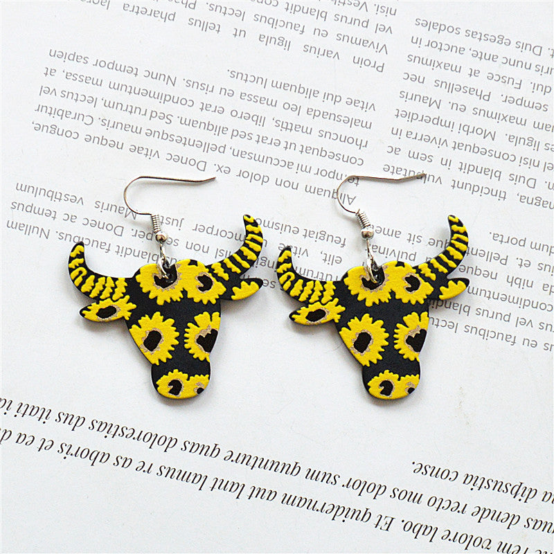 Wholesale Exaggerated Fun Acrylic Magic Mushroom Earrings ACC-ES-XN025