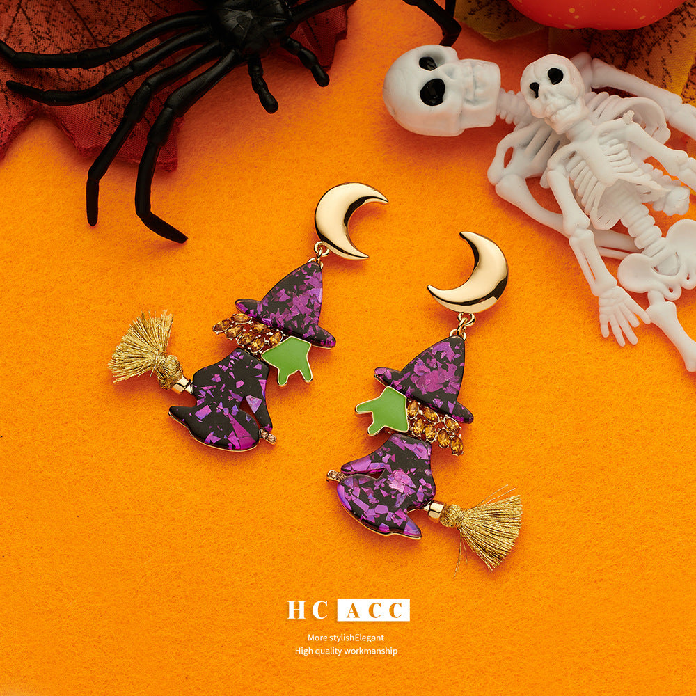 Wholesale  Personality Witch Earrings