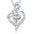 Wholesale s925 Silver Love Rose Necklace