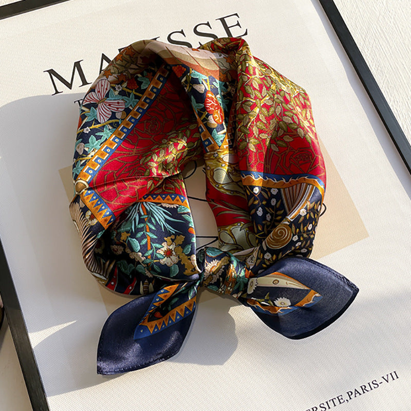 Wholesale  Silk f Women' s Autumn f f All-match Hair Band Fashion Small Square f