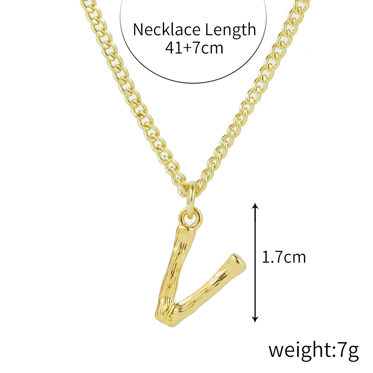 Wholesale  Love Letter Necklace 26 English  Zinc Alloy Necklaces