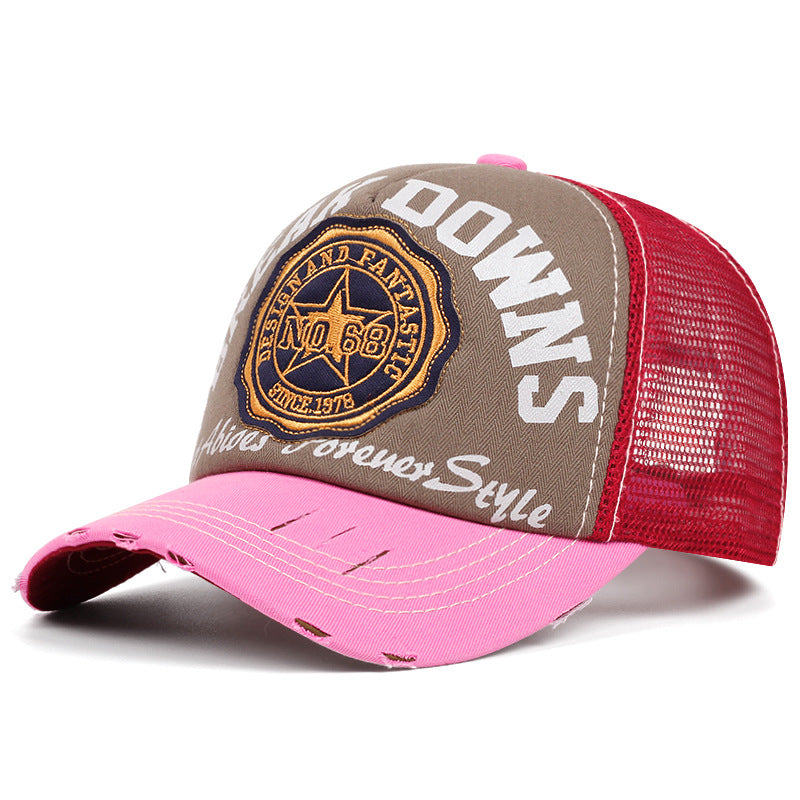 Wholesale Embroidered Five-pointed Star Letters Baseball Hat ACC-HT-QiNiao024