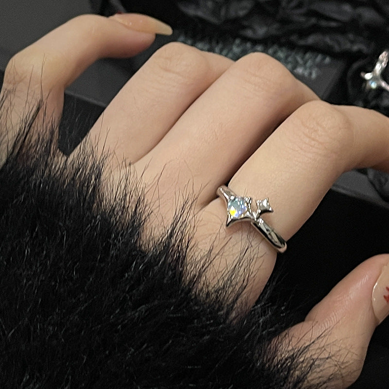 Wholesale Vintage Oil Dripping Copper Open Adjustable Finger Rings ACC-RS-JiuHao030