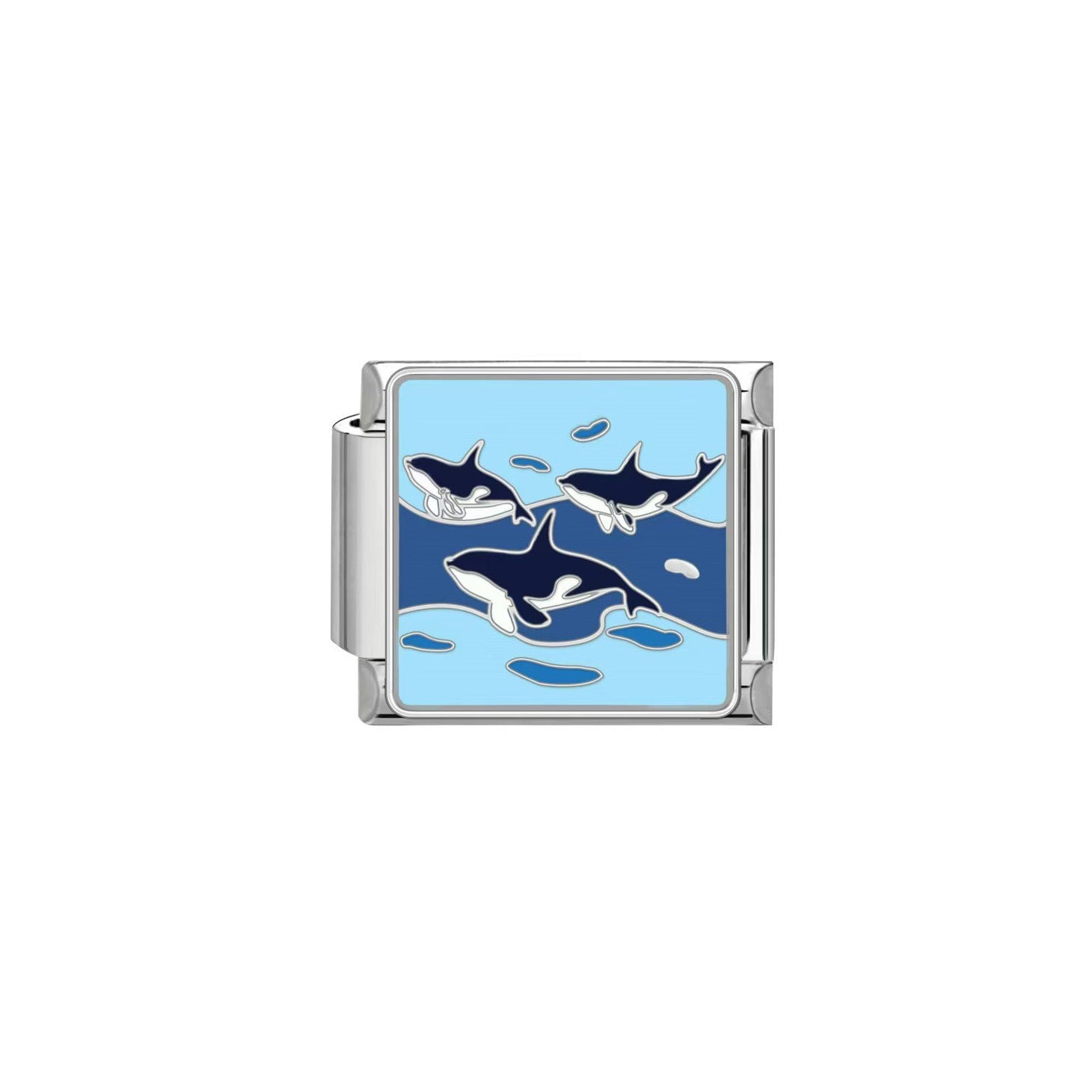 Wholesale Stainless Steel Ocean Design Modular Bracelet DIY Fashion Accessory