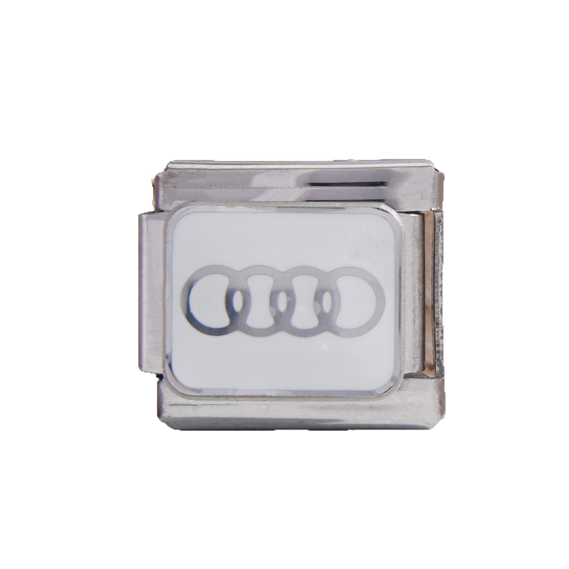 Wholesale Italian Charm Bracelet 9mm DIY Splicing Fashion Car Logo Stainless Steel Composable Bracelet