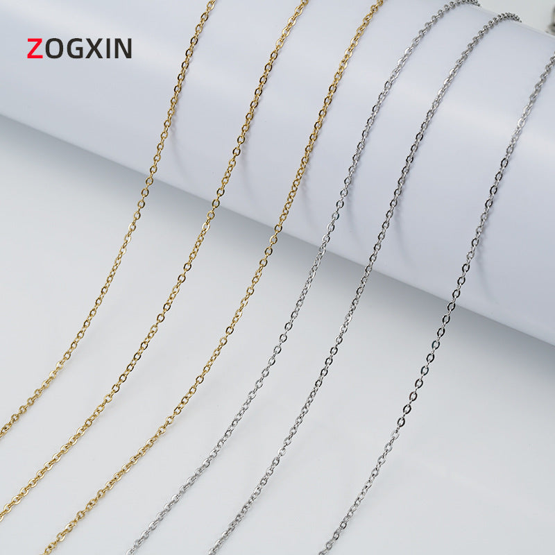 Wholesale  stainless steel O-chain female simple Joker jewelry chain
