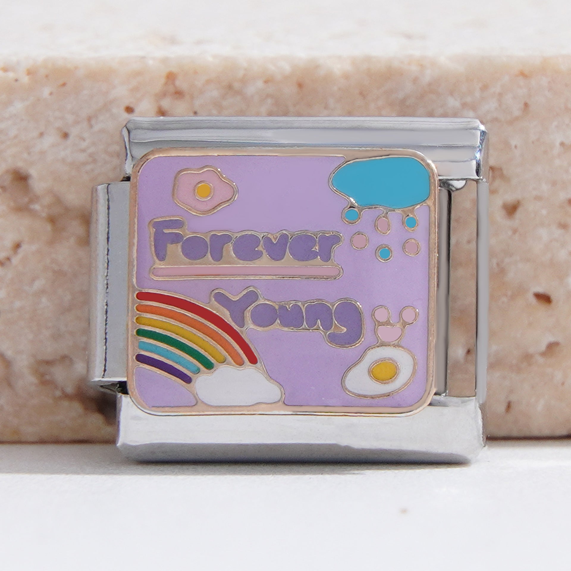 Wholesale Italian Charm Bracelet 9mm DIY Splicing Creative Pattern Stainless Steel Composable Bracelet