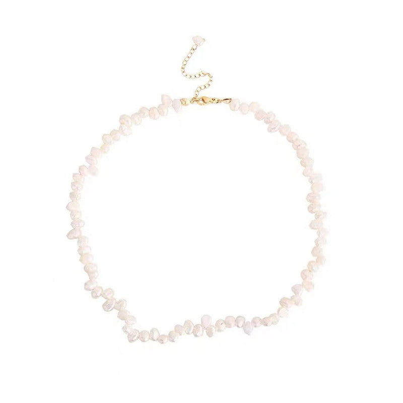 Wholesale Irregular natural pearl necklace