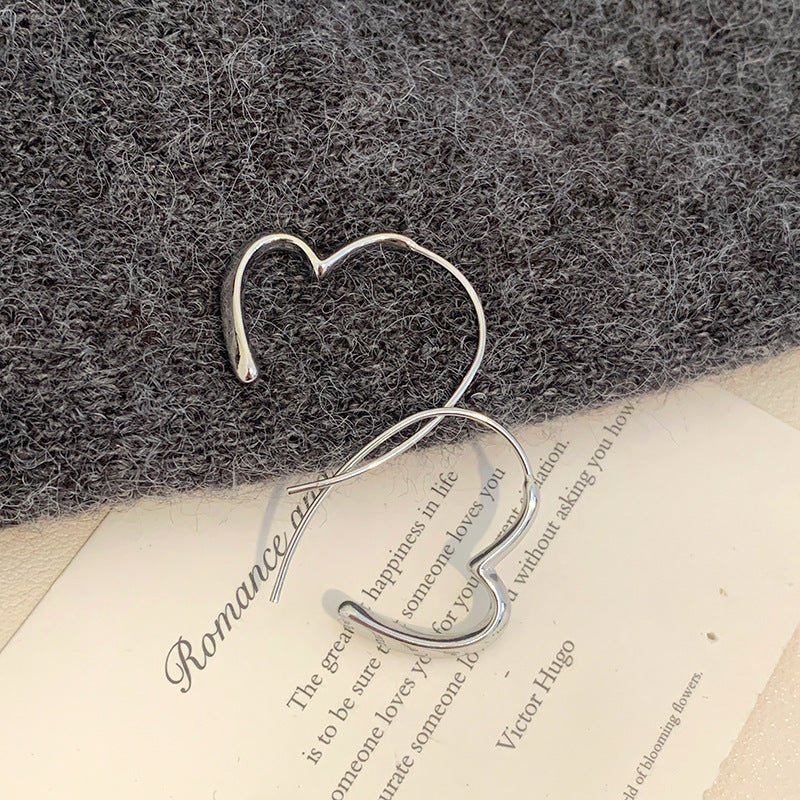 Wholesale hoop solid color glossy large earrings