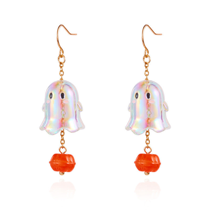 Wholesale  cute cartoon pumpkin ghost earrings