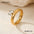 Wholesale  stainless steel ring 18k gold simple ring jewelry