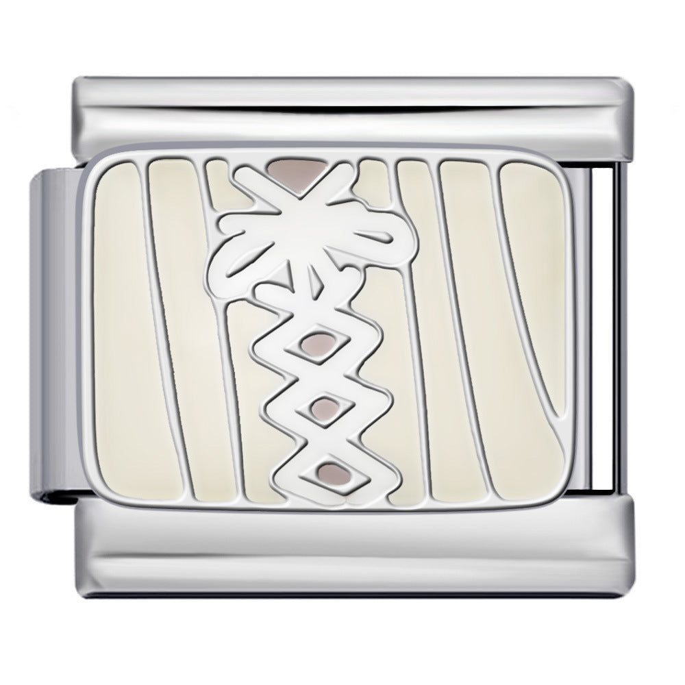 Wholesale 5pcs Italian Charm Bracelet 9mm DIY Splicing Cute Creative Stainless Steel Composable Bracelet