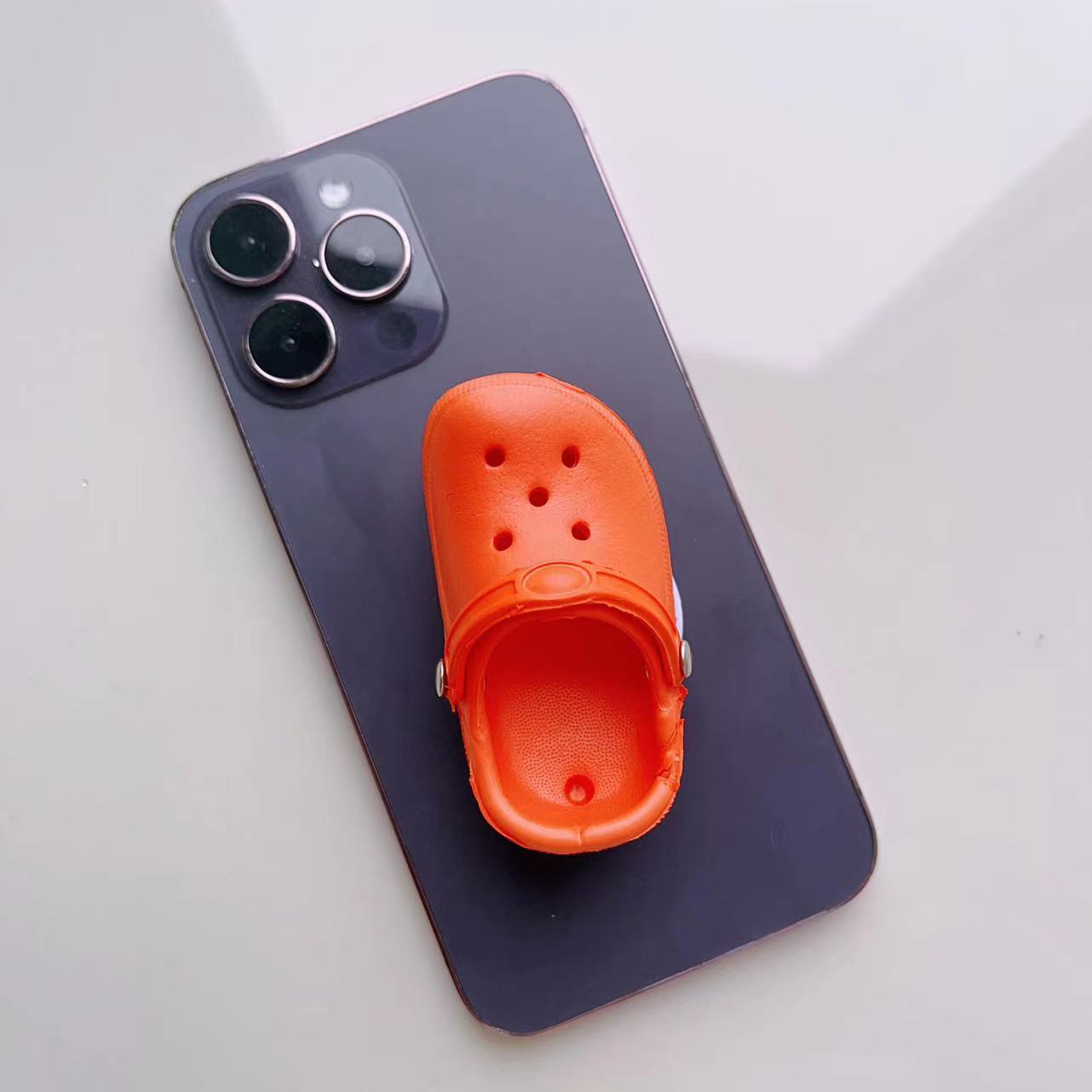 Wholesale Mini Croc Shoes Mobile Phone Airbag phone stand