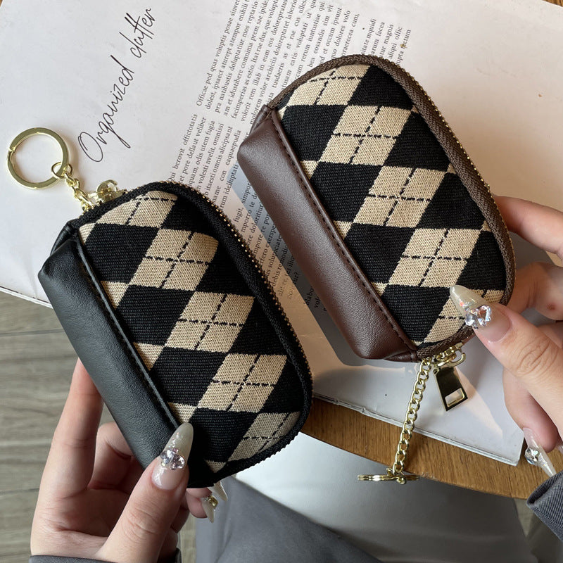 Wholesale Diamond Multi-Function Zipper Wallet ACC-WT-Muqu002