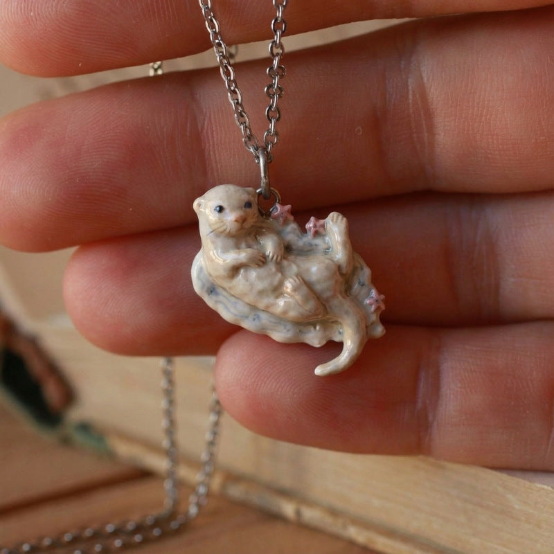 Wholesale Copper Cartoon Flying Pig Pendant Colorful Cute Animal Charm Chic Everyday Jewelry Accessory For Boutique Resale