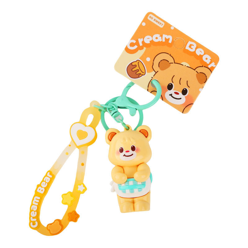 Wholesale Cartoon Bear PVC Soft Keychain ACC-KC-HangLi001