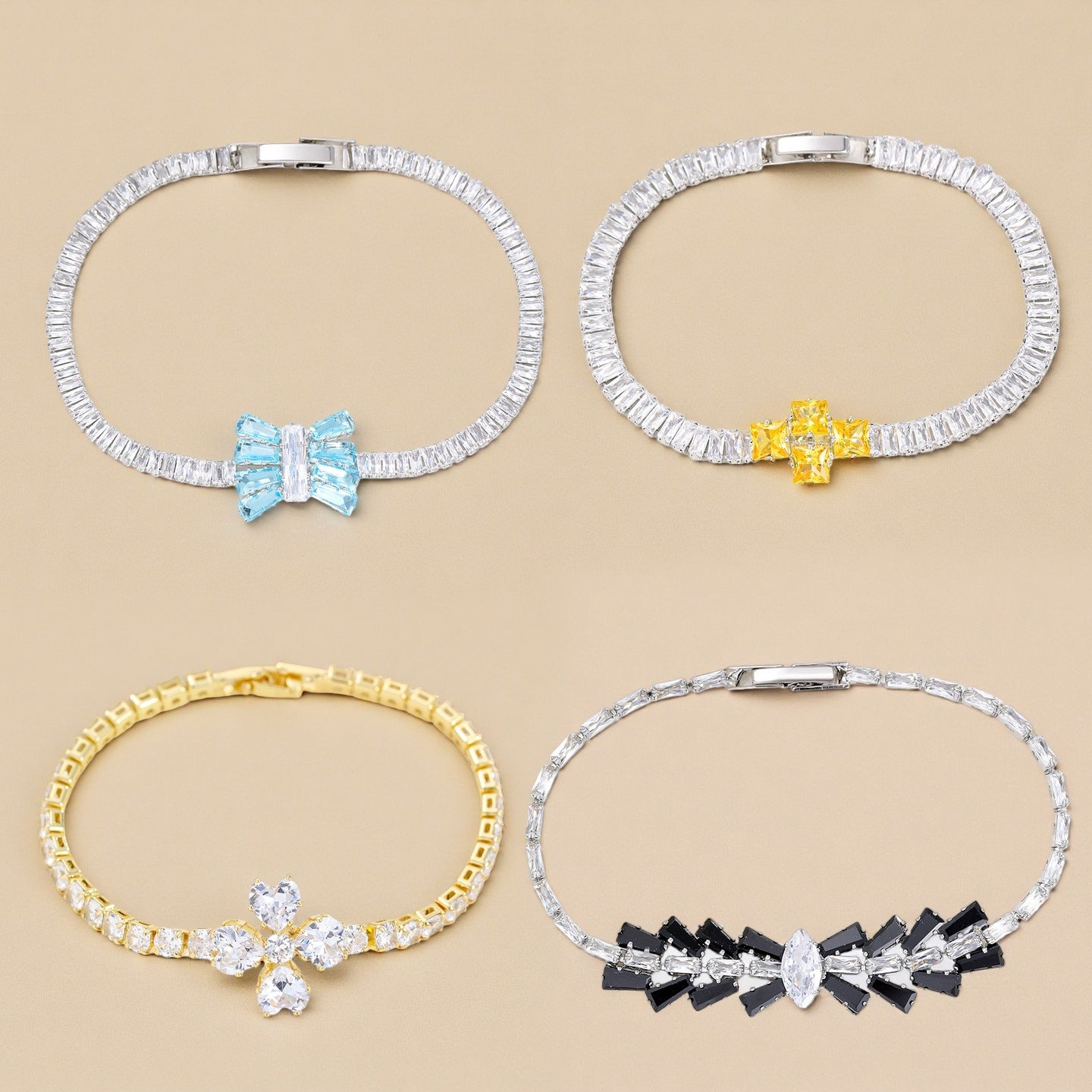 Wholesale Adjustable Bracelet for Women Simple and Luxurious Ladies Ins Diamond Bracelet