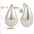 Wholesale  Stainless Steel Water Drop Earrings