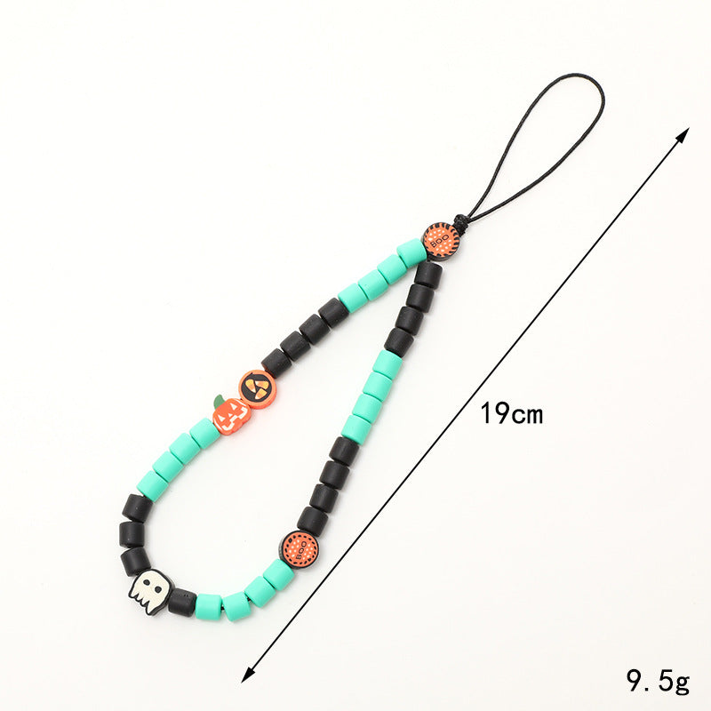 Wholesale  Halloween  Pumpkin skull lanyard keychain