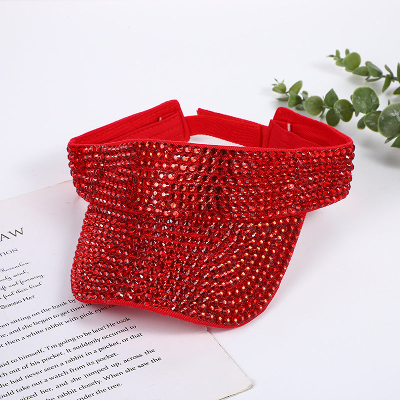 Wholesale Fashion Empty Top Hat Rhinestone Hat Summer Hat ACC-HT-MeiJiao001