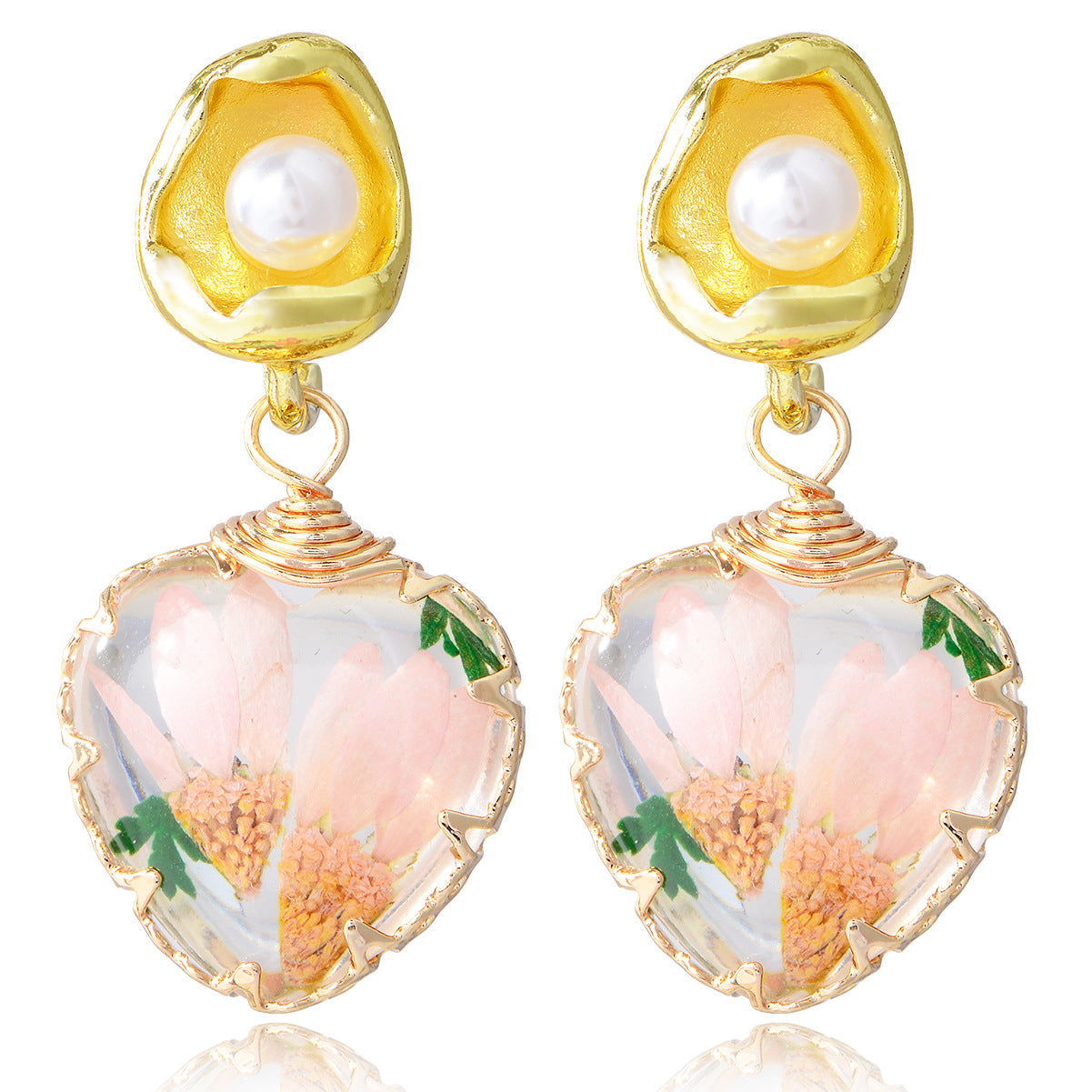 Wholesale Forest Earrings Mother of Pearl Earrings Luxury Earrings ACC-ES-YiN004