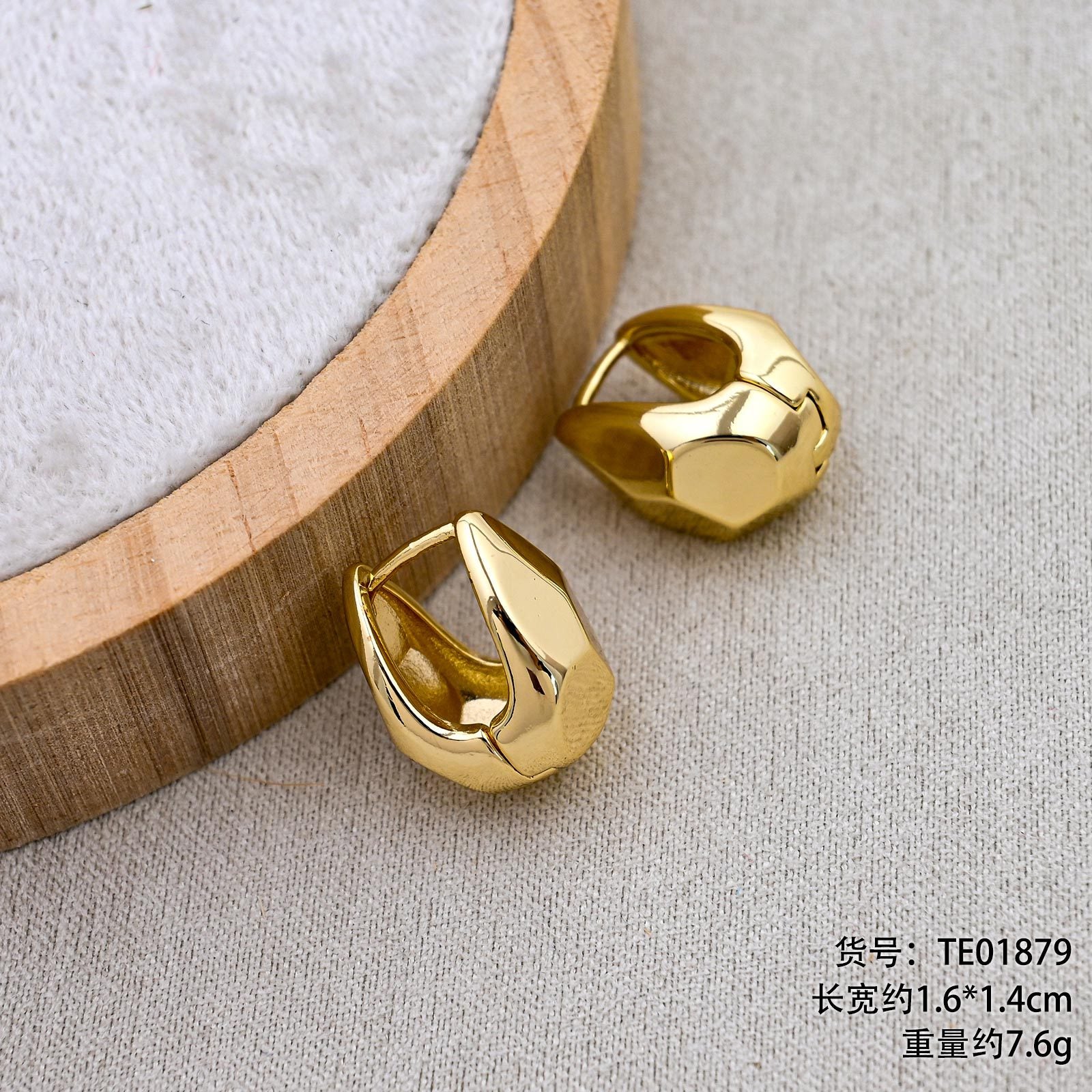 Wholesale  s925 silver copper plated gold earrings