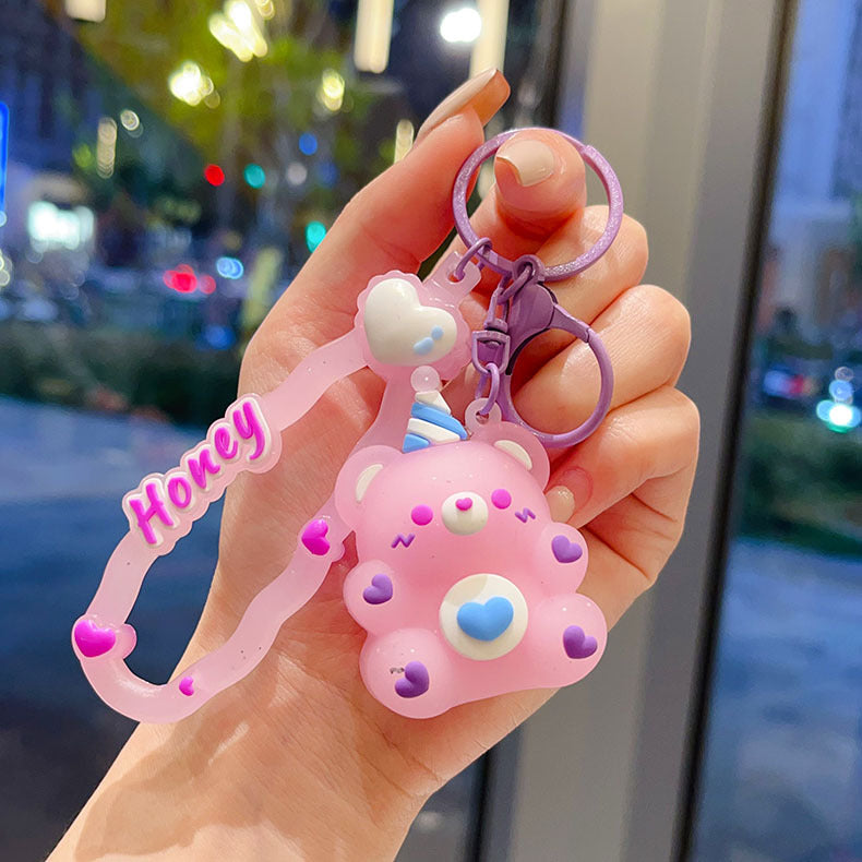 Wholesale Cute love bear key chain
