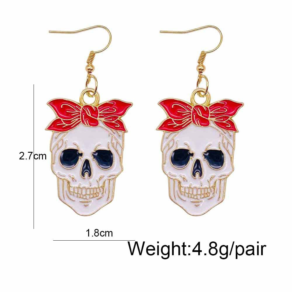 Wholesale Halloween Cartoon Ghost Pumpkin Imp Alloy Earrings ACC-ES-ChenY047