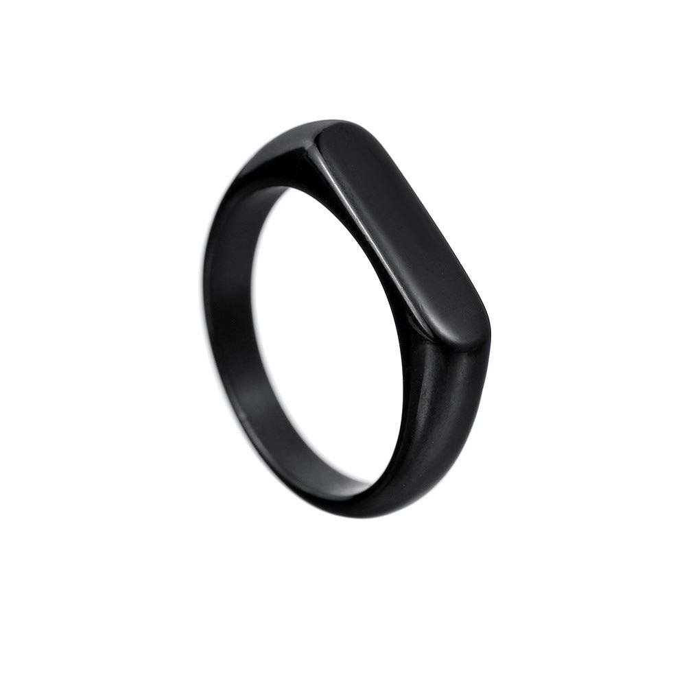 Wholesale Ins Style Stainless Steel Plain Ring,  Fashion Accessory Gift for Women