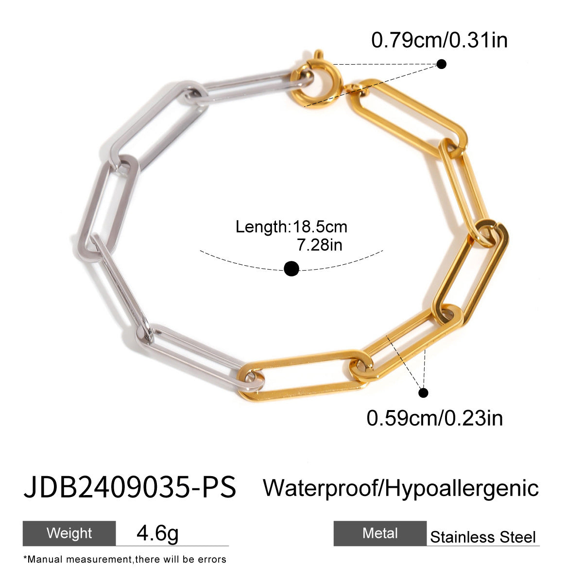 Wholesale stainless steel color matching necklace