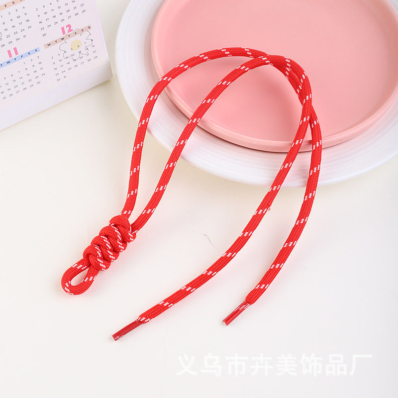 Wholesale  hand-woven rope diamond knot keychains