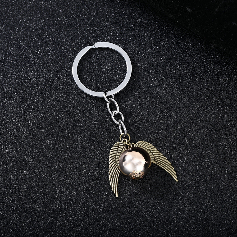 Wholesale rgold snitch gold necklace