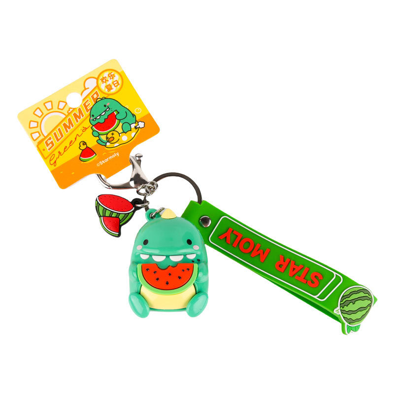 Wholesale Cartoon Dinosaur PVC Soft Keychain ACC-KC-HangLi003
