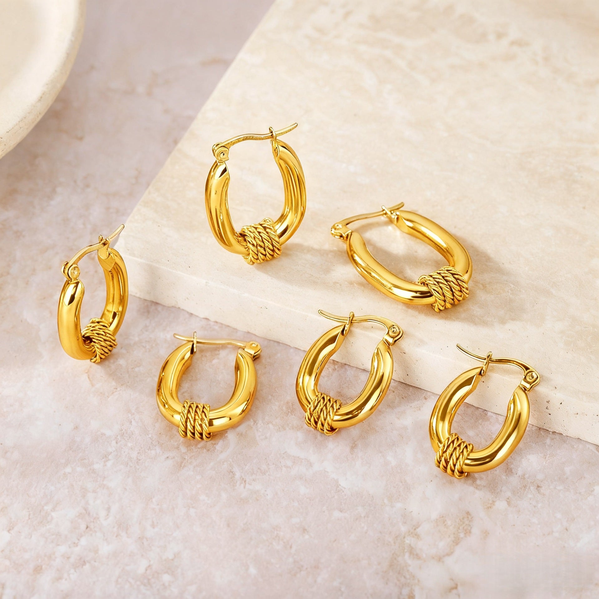 Wholesale anti-allergic non-fading earrings