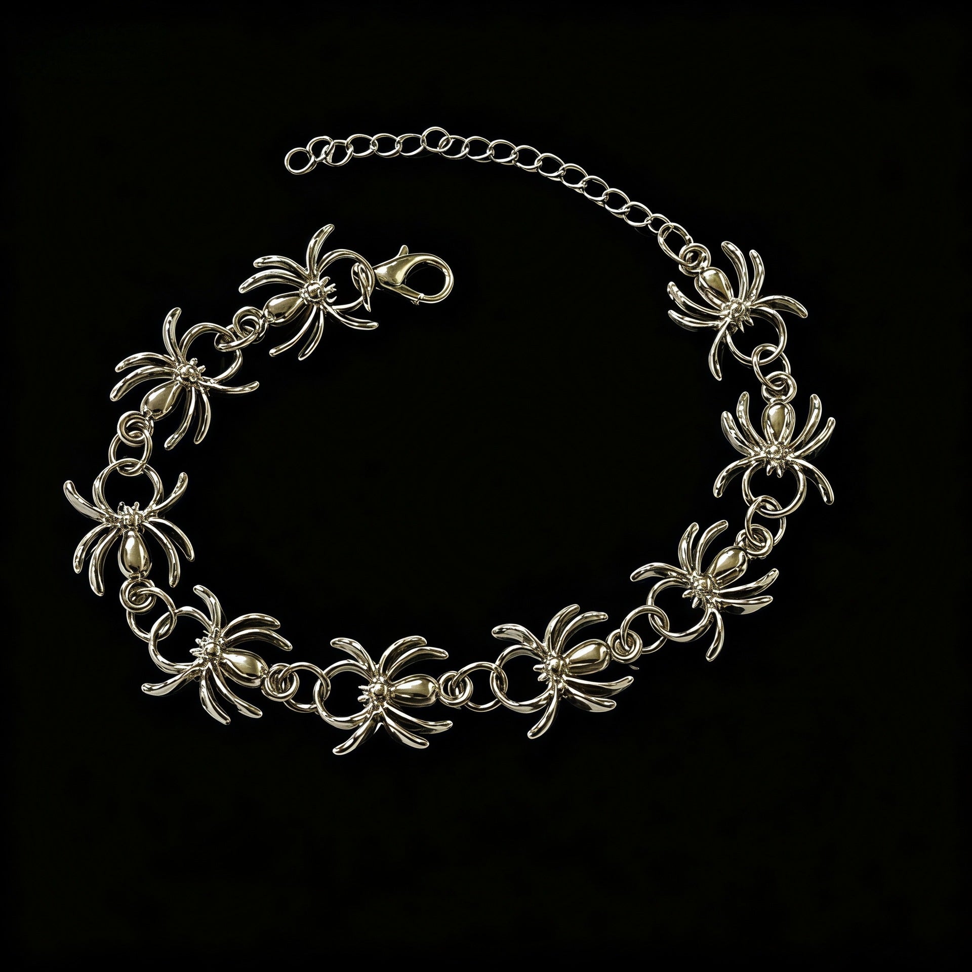 Wholesale Gothic  Wrist Chain Street Hip Hop Alloy Bracelet Fashion Jewelry Accessory Trendy Gift