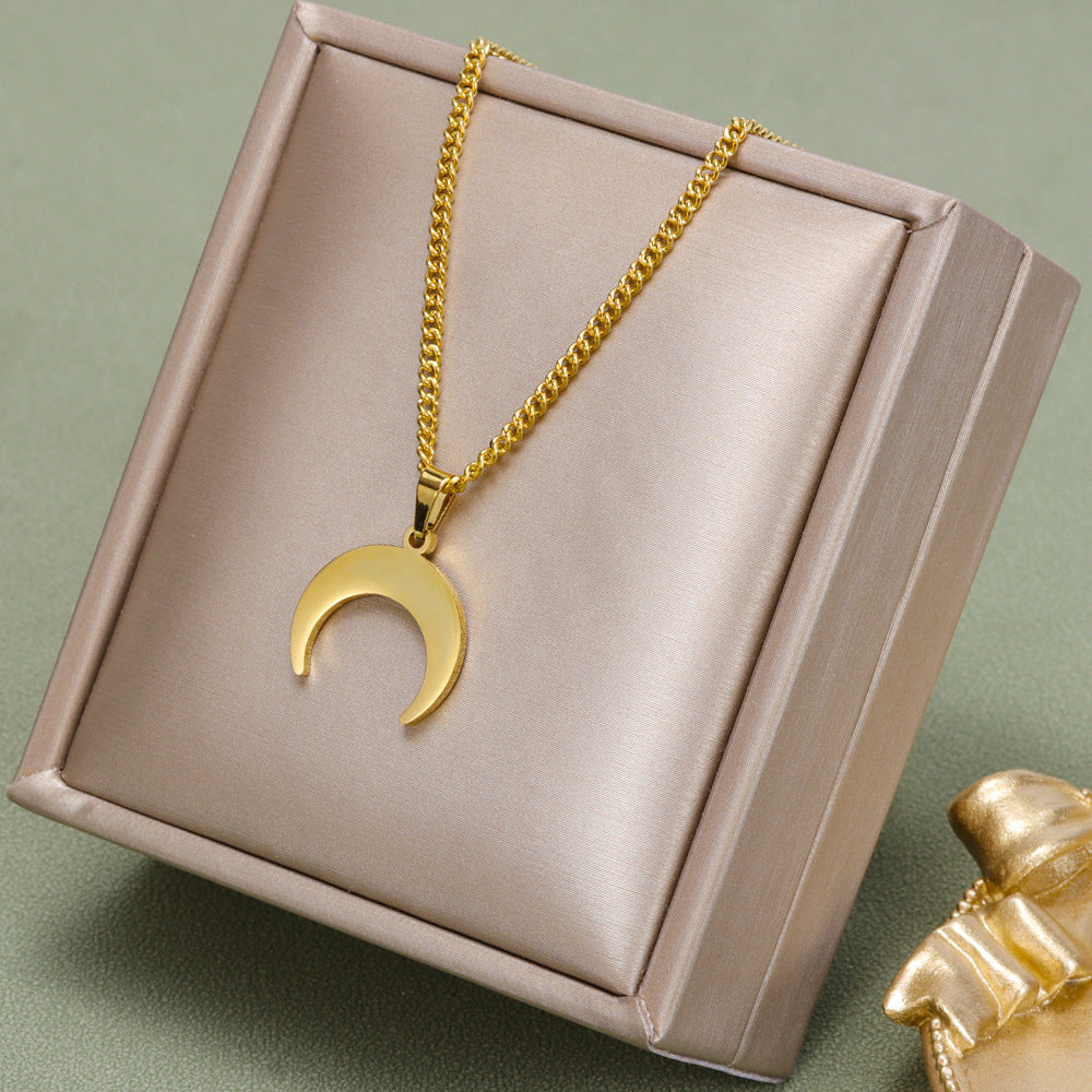 Wholesale Stainless Steel Butterfly Evil Eye Necklace ACC-NE-FeiLing008