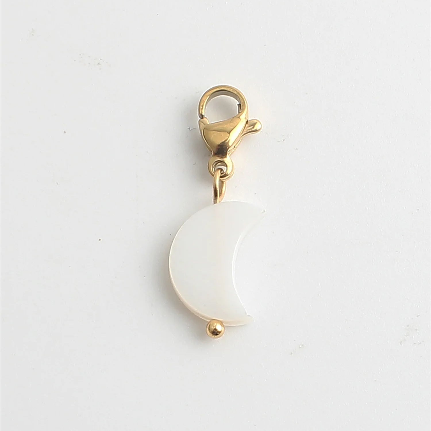 Wholesale Stainless Steel Four Leaf Clover Sun Ray Lobster Clasp Pendant Colored Stone Necklace