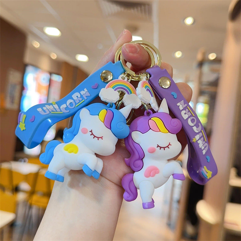 Wholesale Cartoon PVC Soft Glue Cute Keychain ACCVIP-KC-YueWei006