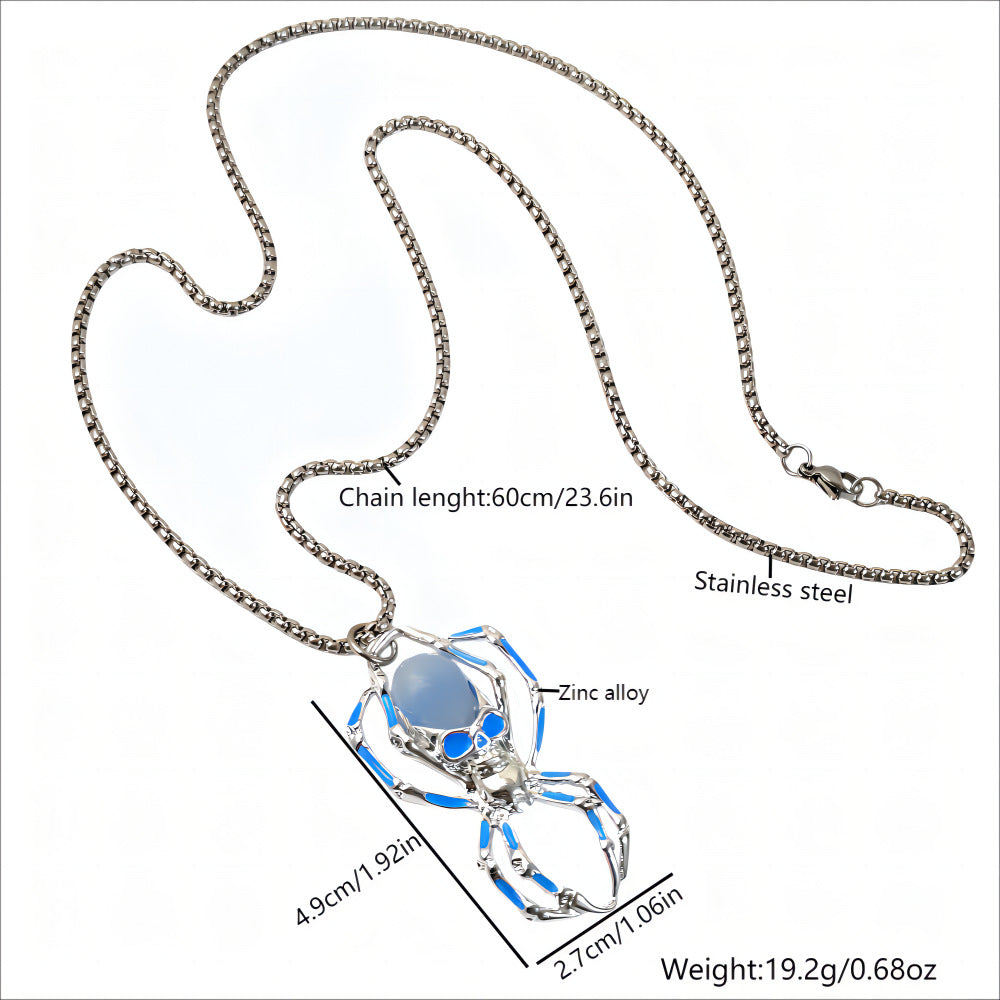 Wholesale Stainless Steel  Skull  Luminous Men' s Pendant