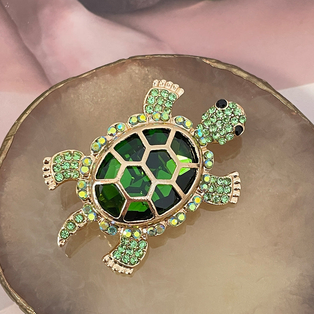 Wholesale Full Diamond Turtle Brooch ACC-BCH-Jicai001