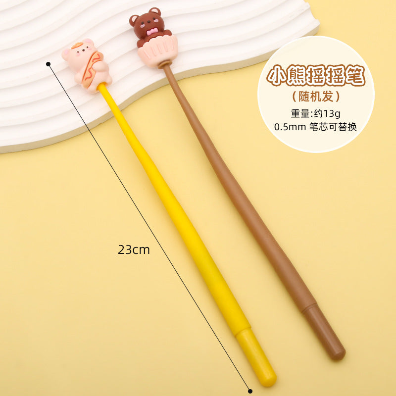 Wholesale Cartoon Giant Panda Soft Glue Gel Pen Ballpoint Pen