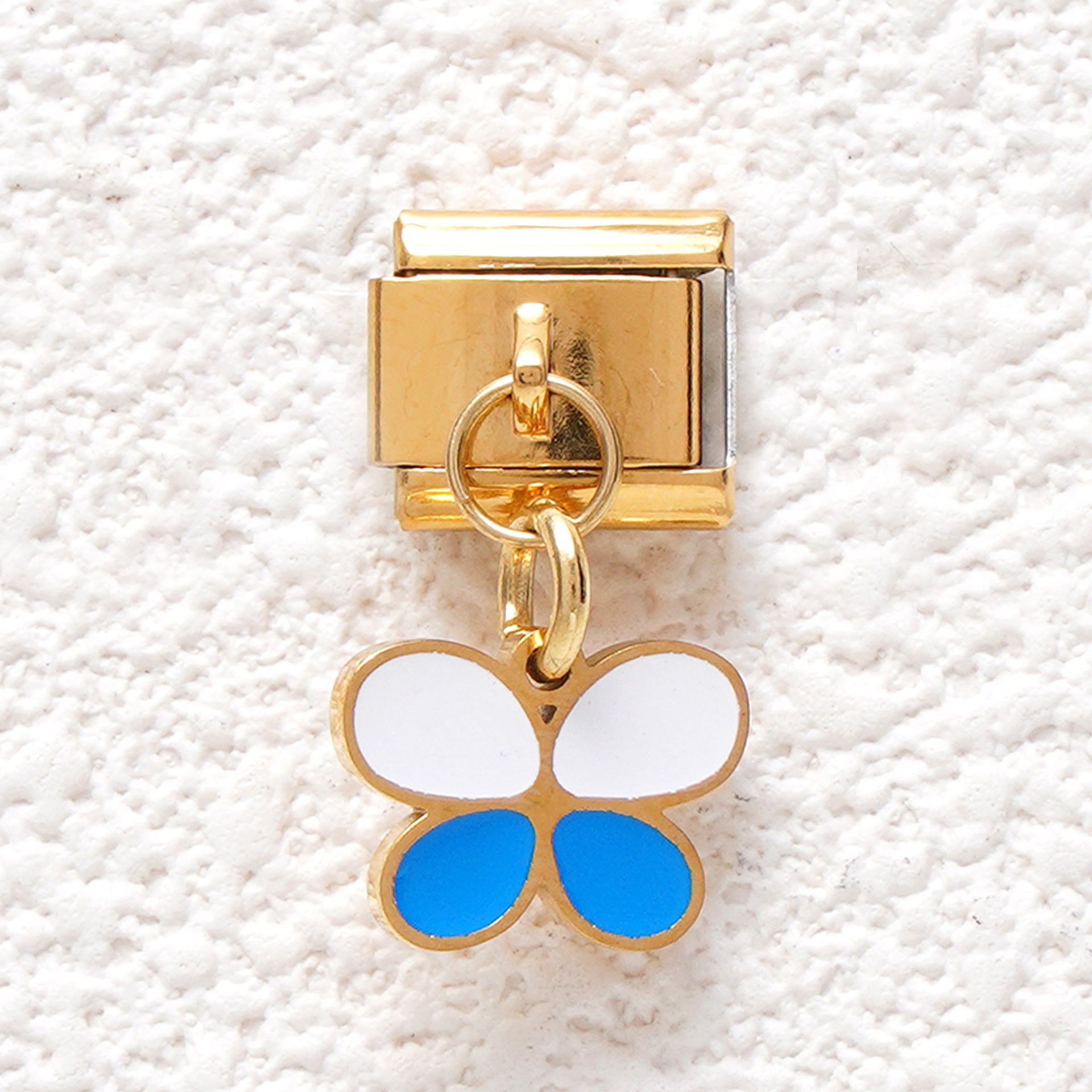 Wholesale Italian Charm Bracelet 9mm DIY Splicing Flower Series Stainless Steel Composable Bracelet