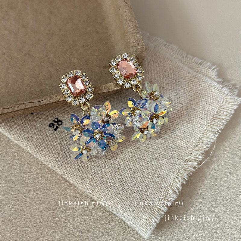 Wholesale  Super Fairy Flower Pendant Earrings